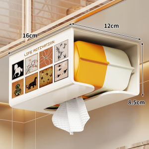 Hộp đựng giấy vệ sinh treo tường không cần khoan
