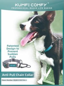 KUMFI COMFY | High Strength Anti Pull Chain Collar for Dogs