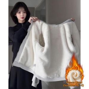 SUHUIQIAN | Fluffy Hooded Outerwear