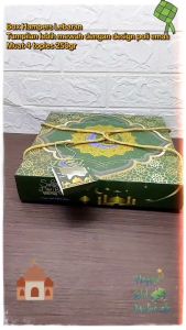 Box Idul Fitri - Hampers Lebaran Muat 4 toples 250gr uk 25x25x5cm