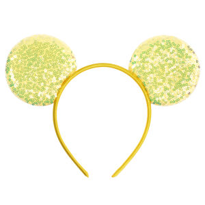 Herocross | Phụ Kiện Tóc Nơ Đính Sequin Hình Tai Chuột Mickey 5 Inch Cho Bé Gái Thời Trang Quà Tặng