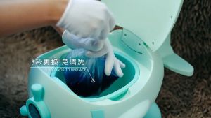 CHILDFUL Aeroplane Potty Children Potty Portable Baby Potty Moveable Baby Potty Training Toilet Seat Baby Chair Potty Cute Potty