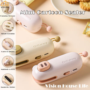 Vision Mini Bag Sealer Portable Thermal Sealant Household Heat Bag Sealing Machine Plastic Food Bag Closure Packaging Sealer Kitchen Accessories