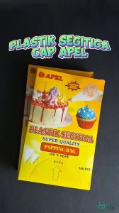 Plastik Segitiga Kecil 100 pcs APEL Piping Papping Bag Segi Tiga Spuit