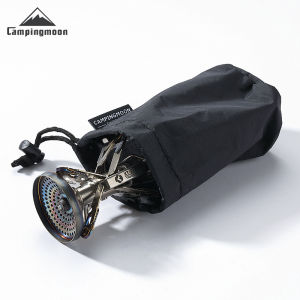 CAMPINGMOON Cheap XD-2F-BQ Nylon Outdoor Rocket Stove Bag Lightweight 6.2g Bundle Storage Bag Mountaineering Camping Stove Bag