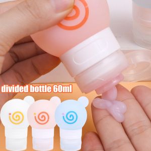Refillable Soft Silicone Lotion Container Squeeze Tube Empty Bottle Portable Travel Leakproof Toiletry Shampoo Shower Gel Liquid Cosmetic Storage Pouches