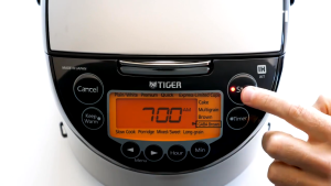Nồi cơm điện cao tần Tiger 1 Lít JKT_F10/F18W | Thiết kế hiện đại Màn hình hiển thị điện tử Hàng chính hãng Bảo hành trọn gói
