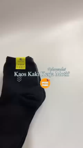 Paket 3 Dan 6 Pasang Kaos Kaki Kerja Kantor Pria Dewasa Pendek Motif Kasual Bahan Katun Lembut