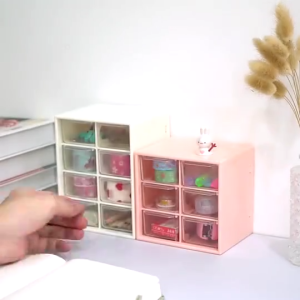 9 Slot Grid Drawer Desk Organizer Drawer Grid Mini Drawer Storage Jewelry Multi Grid
