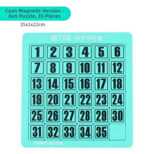 Magnetic Sliding Puzzle for Mathematical and Logical Thinking Enhancement