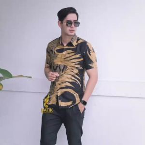 Kemeja Cowok Pakaian Kerja: Kualitas Premium Katun Printing