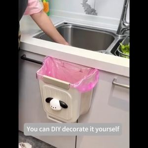 [ส่งไว จากไทย] Kokoro Home ถังขยะพับได้ ถังขยะแขวนติดตู้ ใช้งานสะดวก ประหยัดพื้นที่ พับเก็บง่าย สำหรับห้องครัว ห้องน้ำ รถยนต์ และโต๊ะทำงาน MB154