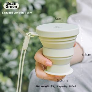 SHUEHO | Portable Food Grade Silicone Foldable Travel Cup