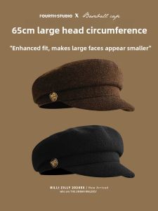 BILLI ZILLY | Womens Retro Navy Autumn Winter Newsboy Cap