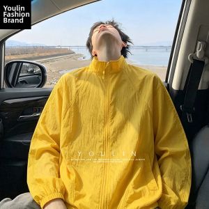 YOULIN | Dopamine Yellow Sun Protection Jacket Thin And Breathable UV Protection