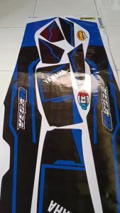 VEGA R NEW(COD) STIKER STRIPING MOTOR YAMAHA VEGA R NEW - STIKER MOTOR DESAIN RACING HOLOGRAM DAN TRANSPARAN BISA COD IP.KODE-77
