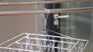 30/40/50/60 Clips Stainless Steel Clothes Hanger Windproof Sock Bra Drying Rack Penyangkut Baju