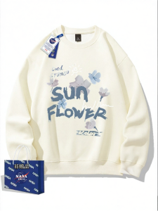 Fashion Loose Fit Fleece Hoodie