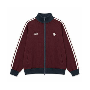 CHANT2nd | Vintage Patchwork 3 Stripes Womens Zipper Jacket Short