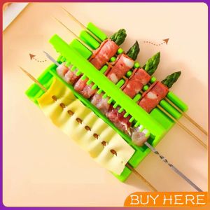 BUY HERE อุปรกณ์เสียบเนื้อทำปิ้งย่างอเนกประสงค์ ที่เสียบเนื้อบาร์บีคิว อุปรกณ์เสียบเนื้อบาร์บีคิว BBQ บาร์บีคิว Easy Barbeque