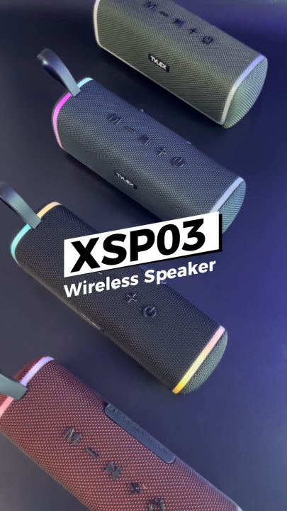TYLEX XSP03 Wireless Speaker with Super Bass Radiator TWS FM Radio