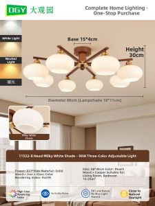 DGY | Retro Luxurious Warm Ambiance Living Room Chandelier