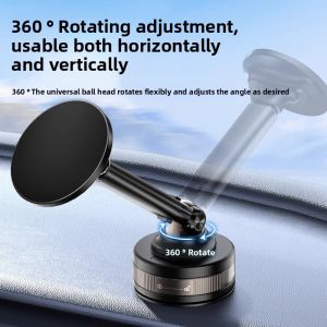 Vacuum Magnetic Adjustable Car Phone Mount