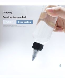 สายขวดพร้อมที่วัดสำหรับจัดเก็บสีขวดผสมควบคุมการไหลของ Gundam Gunpla แบบทำมือขนาด10มล. 20มล. 30มล. 50มล. 100มล. เครื่องมือระบายสี