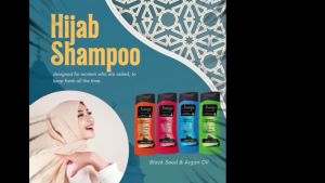 Natifa 2 Dalam 1 Hijab Syampu Rambut Untuk Wanita Yang Bertudung