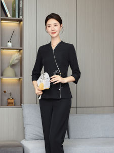 Fall New Arrival Classy Spa Health-Preserving Massage Foot Bath Club Ear Cleaning Pedicure Technician Beauty Salon Elegant Work Clothes for Women