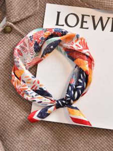 CAIENGE | Lightweight Silk Scarf for Gift