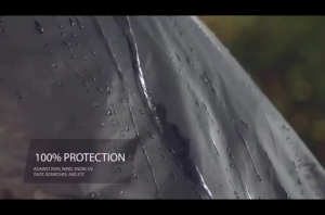 Motorcycle Cover Weather Quality All Season Universal Waterproof Sun Outdoor Protection Durable Night Reflective with Lock-Holes Storage Bag Motorbike Vehicle Cover