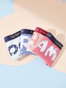 Quần lót er trẻ em cho bé trai a Quần short er nam phong cách cotton nguyên chất cho trẻ em bé trai và trẻ sơ sinh không bị chật 6