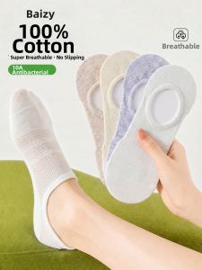 BAIZIYUAN | Breathable Odor-Prevent Cotton Boat Socks