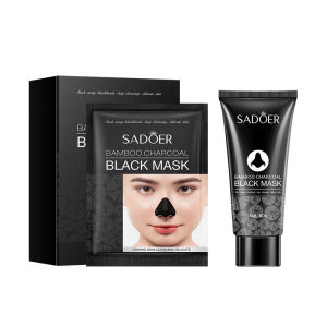 Bamboo Charcoal Nose Blackhead Remover Mask Deep Cleansing Shrink Pore Acne Treatment Mask Skin Care Nose Black Dots Pore Mask