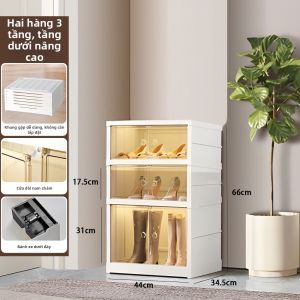 MOLORE | Giá Đỡ Giày Gấp Đa Cấp Kéo Và Sử Dụng Không Cần Lắp Ráp