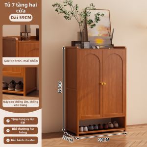 ZHUOHE | Giá Đỡ Giày Tre Mẫu Mới