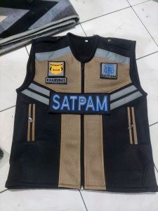 Rompi satpam rompi security terbaru warna coklat hitam