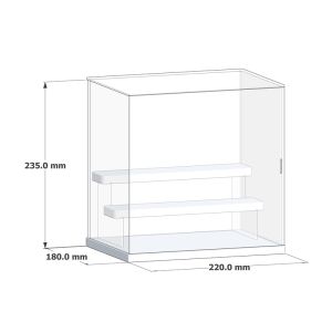 High Definition Acrylic Large Capacity Blind Box Storage Display Stand Figure Toy Box Model Transparent Dustproof Doll