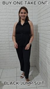 Premium Gwen Luxe Belted Jumpsuit