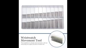 300Pcs 1.0/1.1mm/1.2mm Stainless Steel Watch Band Strap Bracelet Tube Friction Bar Link Pins Replacement Watch Repair Accessory