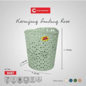 Keranjang Gantung Rose Clio 8487