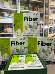 Chất xơ Fiber Gold giúp bổ sung chất xơ đánh bay táo bón - Hộp 20 gói