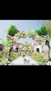 Balloon arch balloon stand Balloon stand balloon base balloon pole balloon stand Round balloon stand Balloon arch frame