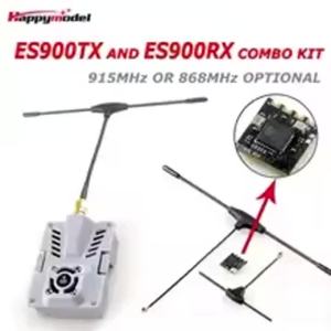 HappyModel ES900RX Receiver with ES900TX Module Combo ExpressLRS ELRS Firmware for RC Airplane FPV Long Range Drone Model Parts