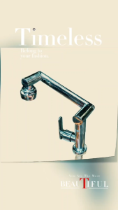 Single Cold Wall Tap for Kitchen Sink 1080° Swing Arm with Two Water Modes