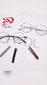TWOL SHOP stock no.QQQ，1pair Silicone Soft Transparent Anti-Pressure Hypoallergenic Glasses Sunglasses Protective Cover Anti-Slip Pad