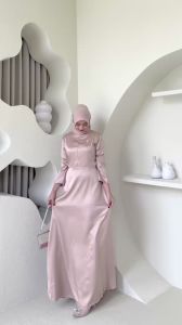 KEYCLO - BEST SELLER Citra Dress Size MLXLXXL Bahan Silk mix Brukat Premium / Gamis Wanita Terbaru 2023 Modern Lebaran / Gamis Kondangan Wanita / Fashion Wanita Muslim Remaja / Dress Muslim Pesta / Dress Wanita Terbaru 2023