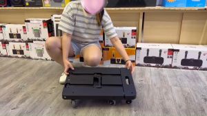 trolley 2023 Premium Upgrade Version 6 Large wheels| 2.5 inch |Pull & Push two ways |Extend type |Adjustable handle| Foldable trolley|Trolley cart|Cargo trolley| Ready stock load 200kg ⭐PAYDAY LAZADA SALES⭐❤️🌟25.9⭐❤