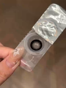 (มีค่าสายตา:0°-600°) 1 คู่/2 ชิ้น 14.5มม คอนแทคเลนส์สี คอนแทคเลนส์สายตาสั้นตาโตสีดำ 1 ปี จัดส่งฟรี